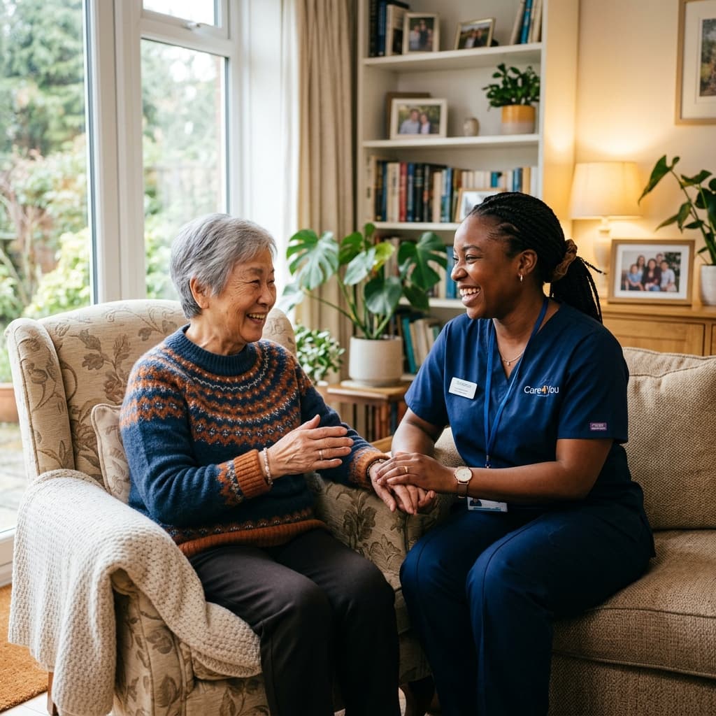 Compassionate care for elderly client